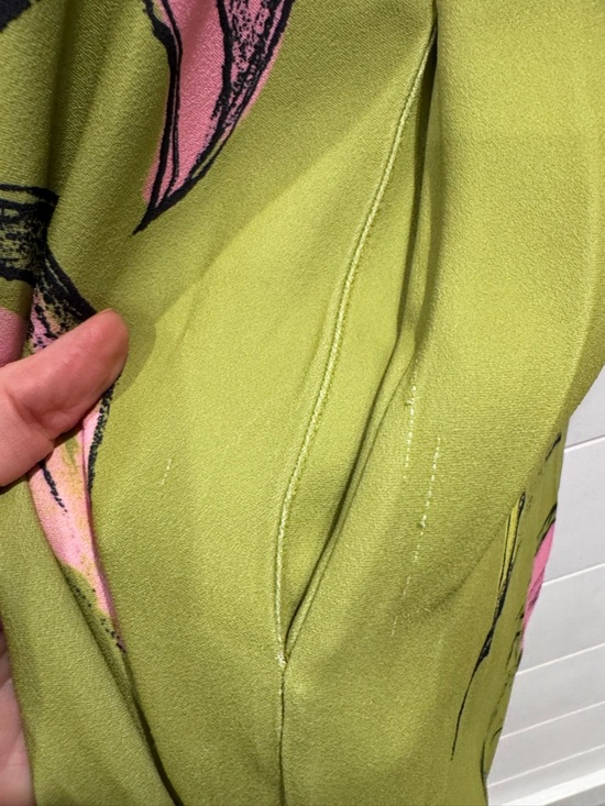 Stine Goya green One Sleeve Maxi Dress with Bow Strap - Picture 9 of 12